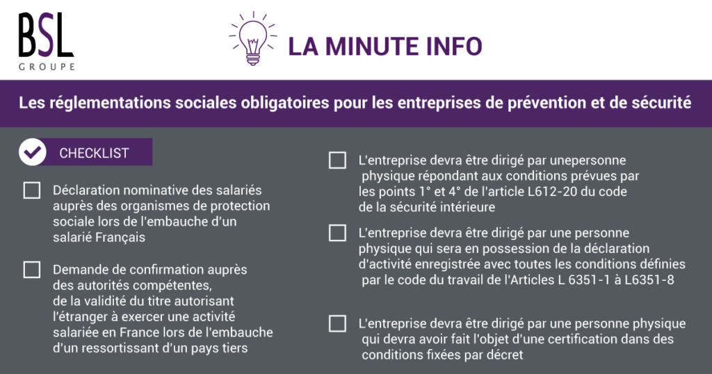 reglementations sociales entreprise de prevention et de securite paris marseille lyon cannes